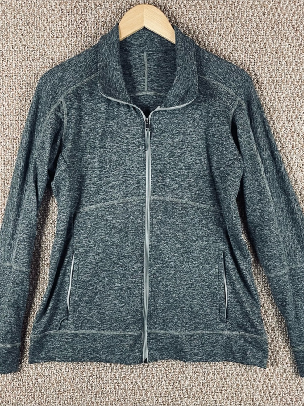 Patagonia Jacket Womens Large Gray Full Zip Seabrook Stretch T351